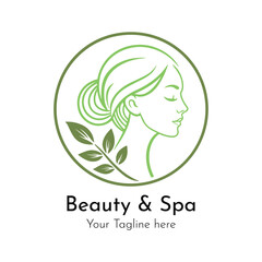 beauty and spa logo design template