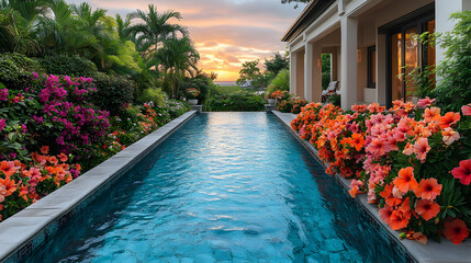 Luxury Villa with Infinity Pool and Ocean Sunset View