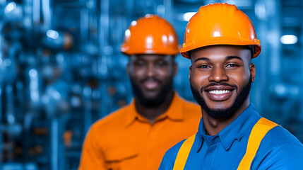 Smiling Industrial Workers Photo