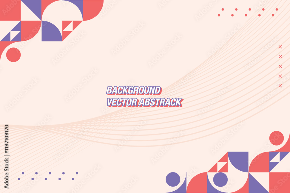 Fototapete a set of covers with a minimal design background for the banner vector eps.10