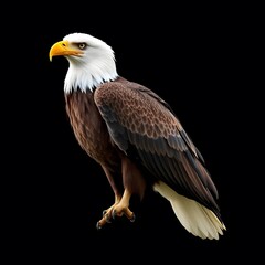Obraz premium bald eagle on a branch