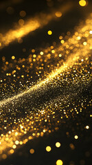 Naklejka premium Golden Glitter Abstract Background