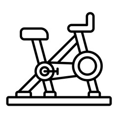 Stationary bicycle Icon