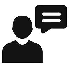 A man is talking to someone. The man is wearing a tie