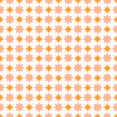 seamless floral pattern background geometric 