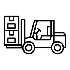 Fork truck Icon