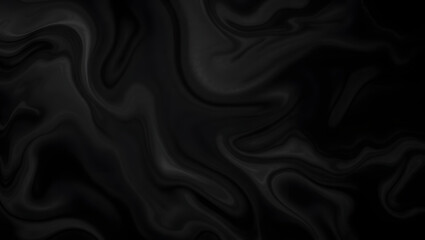 Abstract Dark Flowing Ink Background with Swirls and Dynamic Motion
