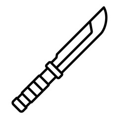 Fototapeta premium Bayonet Icon