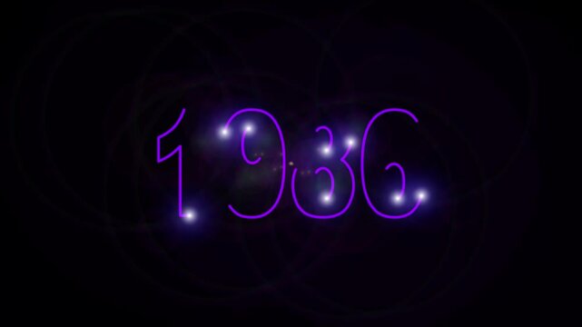 1986 text animation.