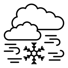 Cold breeze Icon