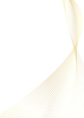 Abstract Gold lines Design