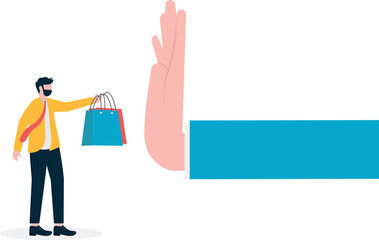 Social media illustration, business concept, web design

