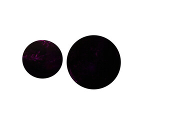 Two Planets for use in your photos or art images. Made from liquid art using water, paint, soap,...