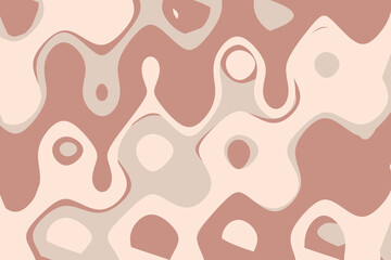 Brown beige doodle abstract background. Illustration for banner, poster, card