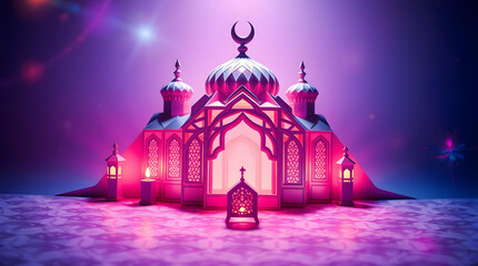 Fototapeta premium Patterns of Devotion, Exploring Islamic Artistic Traditions