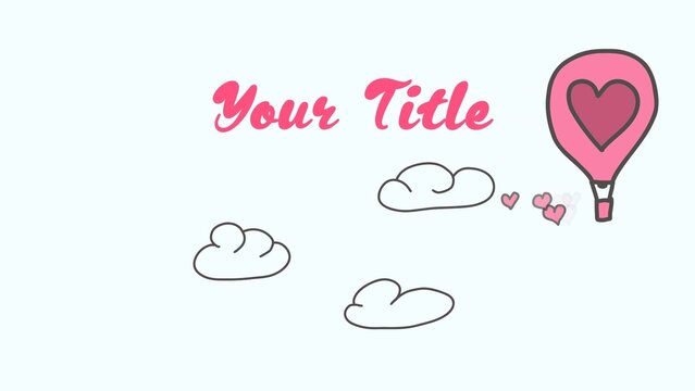 Valentine Love Is In The Air Title Intro