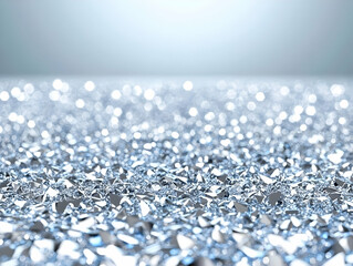 Silver Crystal 3D Background