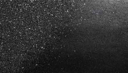 black glitter effect with sparkles and paper texture