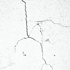 Fototapeta premium Cracked White Texture Background Image