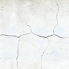 Obraz premium Cracked White Wall Texture Background