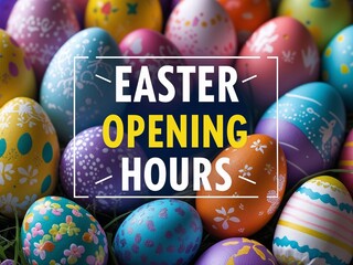 Easter Opening Hours - Eggs