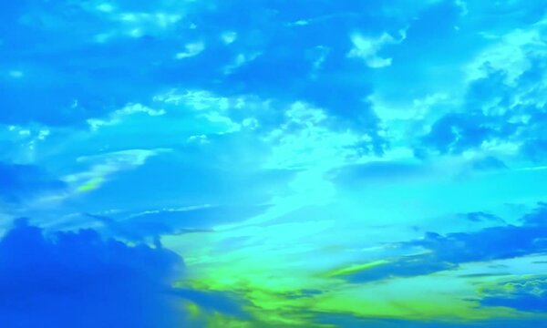 background of blue clouds over the sky