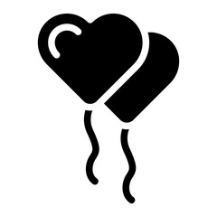 balloons love icon