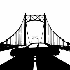 car silhouette, car vector image, car 