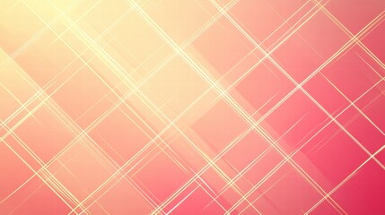 Fototapeta premium Chinese Background with Light Golden Grid Pattern Overlaying Soft Red for Graphic Design