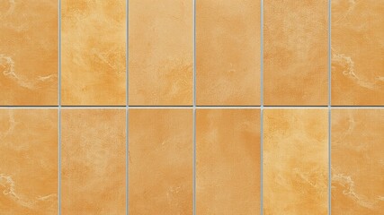 Fototapeta premium Brown Yellow Ceramic Bathroom Floor Tiles, 4K, High Resolution