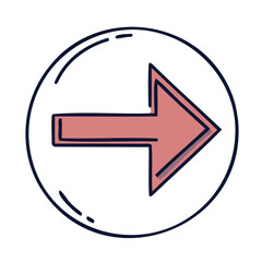 Hand drawn 3d and 2D arrow illustration with abstract shapes in pastel colors , showing ,up, down, left, right, like icon