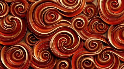 Swirling Wind Motif Chinese Background Abstract Pattern Art Environment Close-Up View Stylized Concept