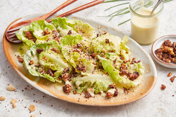 Caesar Salad with Almonds