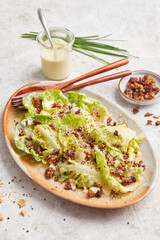 Caesars Salad with Vegan Bacon Bits