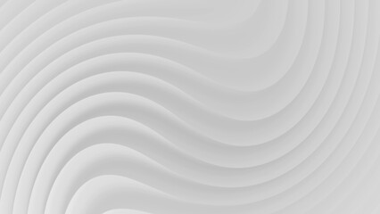 Simple white color wave background illustration