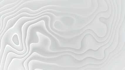 Simple white color wave background illustration