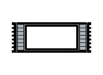 Vintage Film Strip Frame Illustration - Classic Cinema Design