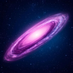 Purple Galaxy Illustration