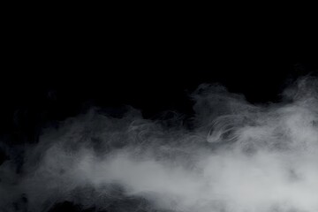smoke effect and black background