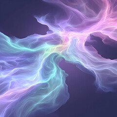 Obraz premium Abstract Background Purple Flowing Nebula