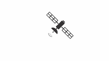 satellite icon illustration .satellite projector