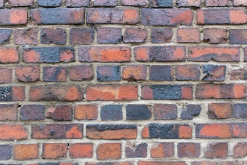 red brick wall