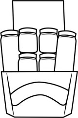 eid hampers coloring page