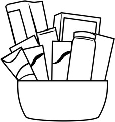 eid hampers coloring page