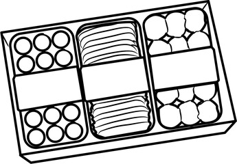 eid hampers coloring page