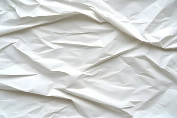 Obraz premium White Creased Fabric Texture Background
