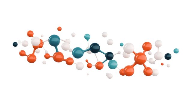 Molecular Diagram Detailing Peptide,Polypeptide,and Protein Classifications