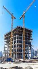 Construction Site Building Cranes Photo