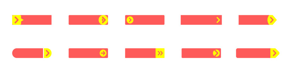 red call to action button for web
