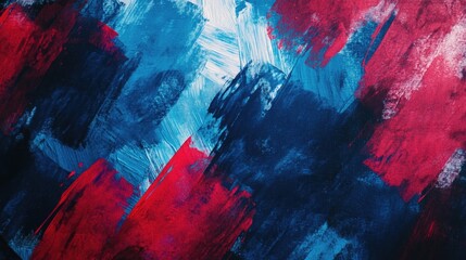 Colored brushstrokes on canvas, artistic expression, modern art, contemporary artwork